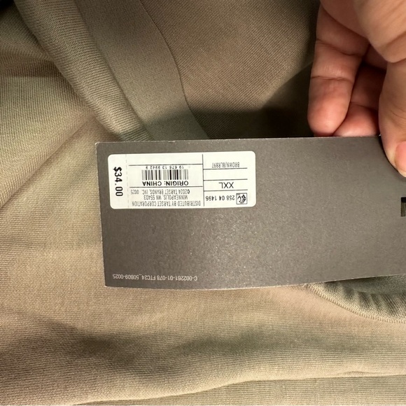 Future Collective | Wide Leg Tan Pants - Picture 5 of 7